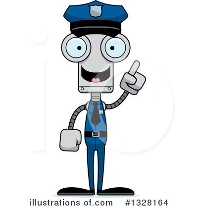Royalty-Free (RF) Robot Clipart Illustration by Cory Thoman - Stock Sample #1328164