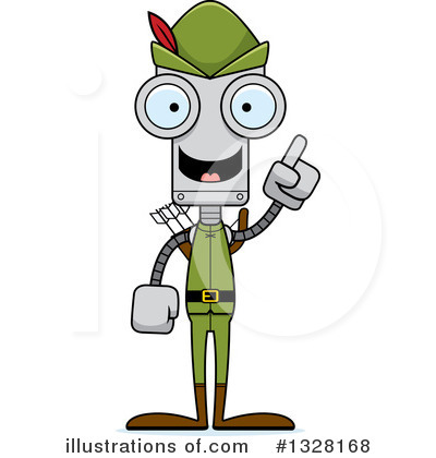 Royalty-Free (RF) Robot Clipart Illustration by Cory Thoman - Stock Sample #1328168