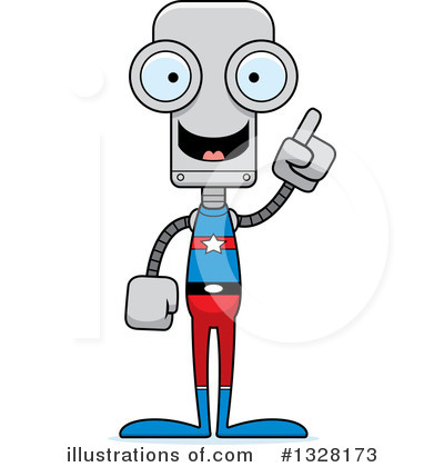 Royalty-Free (RF) Robot Clipart Illustration by Cory Thoman - Stock Sample #1328173