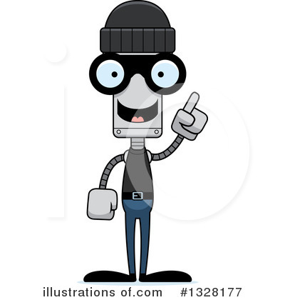 Royalty-Free (RF) Robot Clipart Illustration by Cory Thoman - Stock Sample #1328177