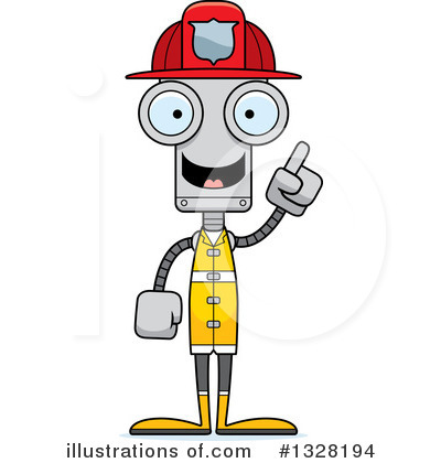 Royalty-Free (RF) Robot Clipart Illustration by Cory Thoman - Stock Sample #1328194