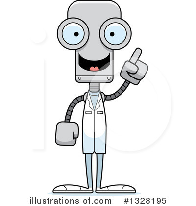 Royalty-Free (RF) Robot Clipart Illustration by Cory Thoman - Stock Sample #1328195