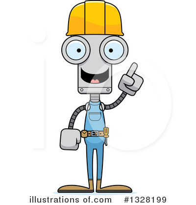 Royalty-Free (RF) Robot Clipart Illustration by Cory Thoman - Stock Sample #1328199