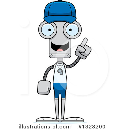 Royalty-Free (RF) Robot Clipart Illustration by Cory Thoman - Stock Sample #1328200