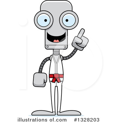 Royalty-Free (RF) Robot Clipart Illustration by Cory Thoman - Stock Sample #1328203