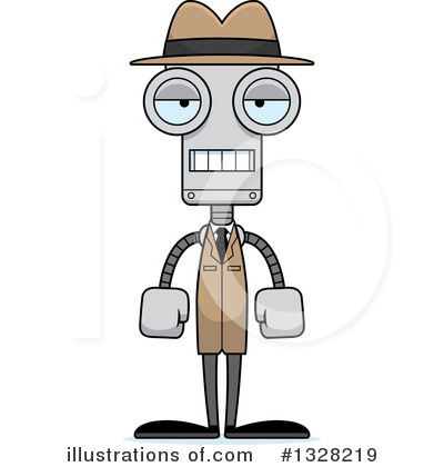 Royalty-Free (RF) Robot Clipart Illustration by Cory Thoman - Stock Sample #1328219