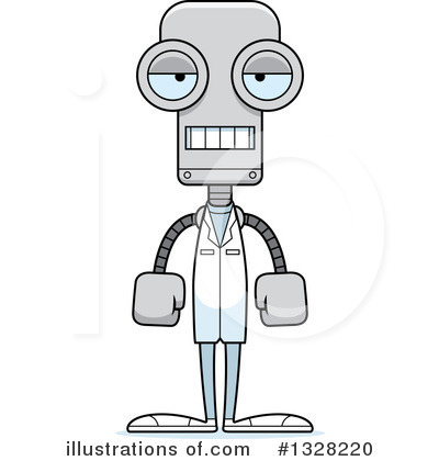 Royalty-Free (RF) Robot Clipart Illustration by Cory Thoman - Stock Sample #1328220