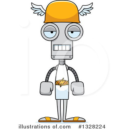 Royalty-Free (RF) Robot Clipart Illustration by Cory Thoman - Stock Sample #1328224