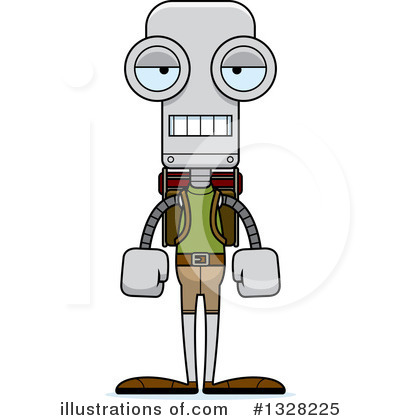Royalty-Free (RF) Robot Clipart Illustration by Cory Thoman - Stock Sample #1328225