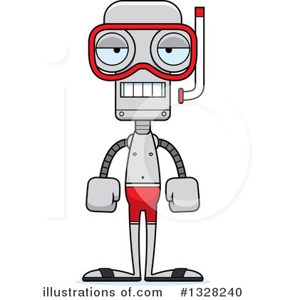 Royalty-Free (RF) Robot Clipart Illustration by Cory Thoman - Stock Sample #1328240