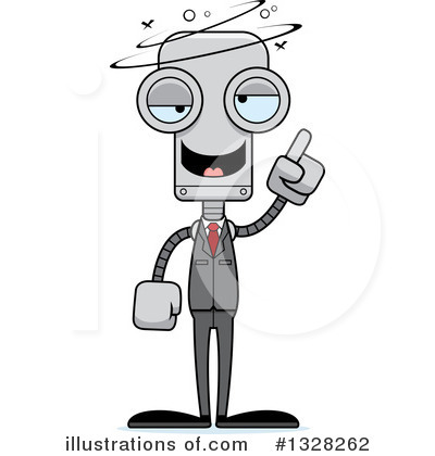 Royalty-Free (RF) Robot Clipart Illustration by Cory Thoman - Stock Sample #1328262