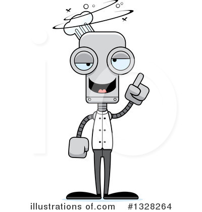 Royalty-Free (RF) Robot Clipart Illustration by Cory Thoman - Stock Sample #1328264