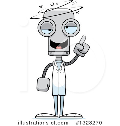 Royalty-Free (RF) Robot Clipart Illustration by Cory Thoman - Stock Sample #1328270