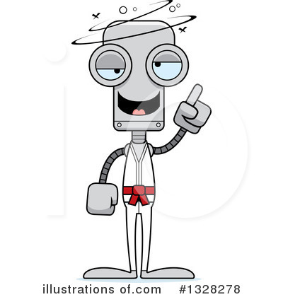 Royalty-Free (RF) Robot Clipart Illustration by Cory Thoman - Stock Sample #1328278