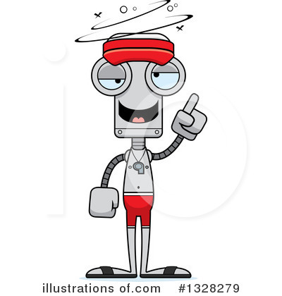 Royalty-Free (RF) Robot Clipart Illustration by Cory Thoman - Stock Sample #1328279