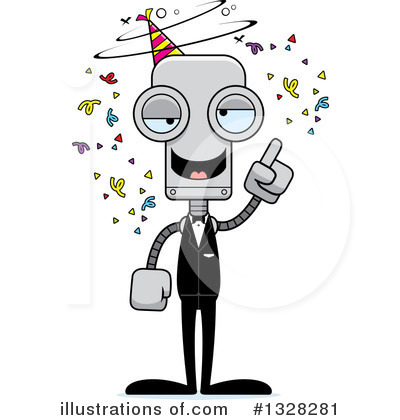 Royalty-Free (RF) Robot Clipart Illustration by Cory Thoman - Stock Sample #1328281