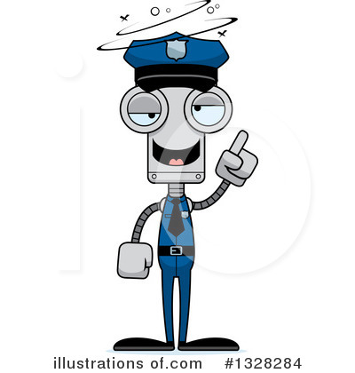 Royalty-Free (RF) Robot Clipart Illustration by Cory Thoman - Stock Sample #1328284
