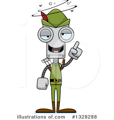 Royalty-Free (RF) Robot Clipart Illustration by Cory Thoman - Stock Sample #1328288
