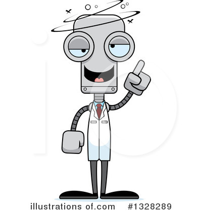 Royalty-Free (RF) Robot Clipart Illustration by Cory Thoman - Stock Sample #1328289