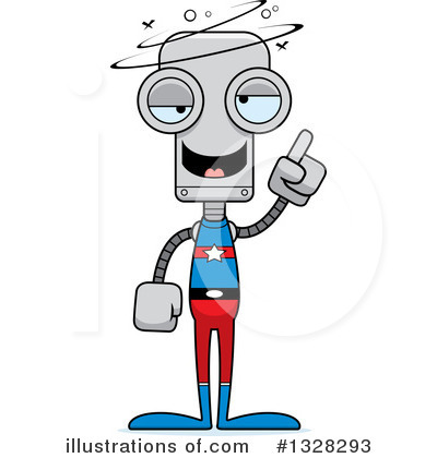 Royalty-Free (RF) Robot Clipart Illustration by Cory Thoman - Stock Sample #1328293