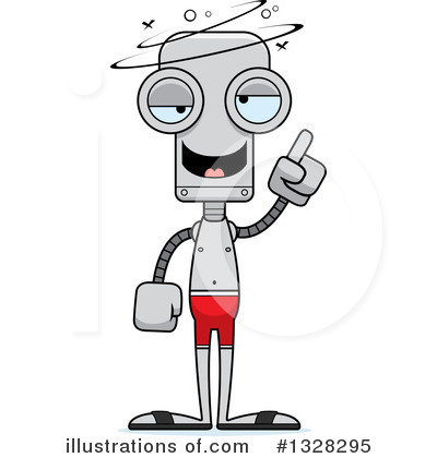 Royalty-Free (RF) Robot Clipart Illustration by Cory Thoman - Stock Sample #1328295