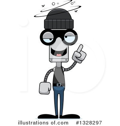 Royalty-Free (RF) Robot Clipart Illustration by Cory Thoman - Stock Sample #1328297