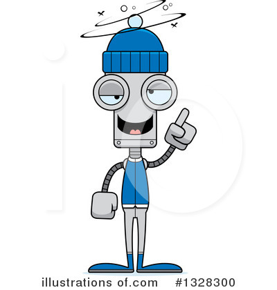 Royalty-Free (RF) Robot Clipart Illustration by Cory Thoman - Stock Sample #1328300