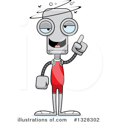 Royalty-Free (RF) Robot Clipart Illustration by Cory Thoman - Stock Sample #1328302
