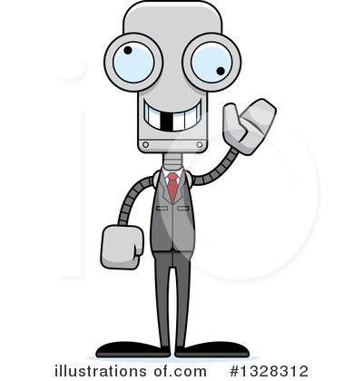 Royalty-Free (RF) Robot Clipart Illustration by Cory Thoman - Stock Sample #1328312
