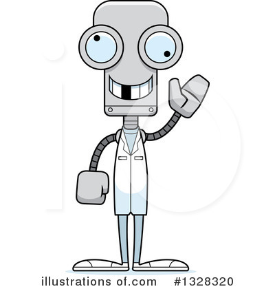Royalty-Free (RF) Robot Clipart Illustration by Cory Thoman - Stock Sample #1328320