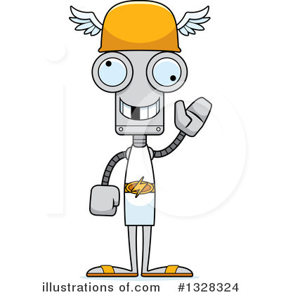 Royalty-Free (RF) Robot Clipart Illustration by Cory Thoman - Stock Sample #1328324