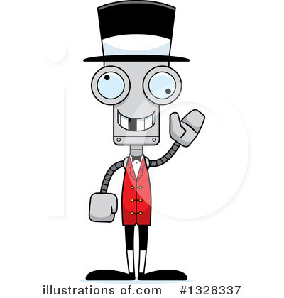 Royalty-Free (RF) Robot Clipart Illustration by Cory Thoman - Stock Sample #1328337