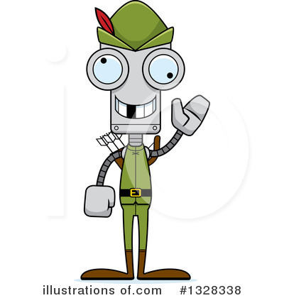 Royalty-Free (RF) Robot Clipart Illustration by Cory Thoman - Stock Sample #1328338