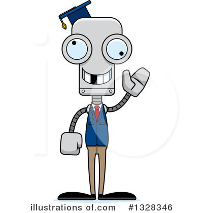 Royalty-Free (RF) Robot Clipart Illustration by Cory Thoman - Stock Sample #1328346