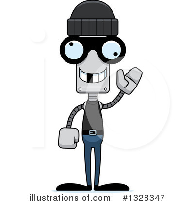 Royalty-Free (RF) Robot Clipart Illustration by Cory Thoman - Stock Sample #1328347