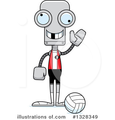 Royalty-Free (RF) Robot Clipart Illustration by Cory Thoman - Stock Sample #1328349
