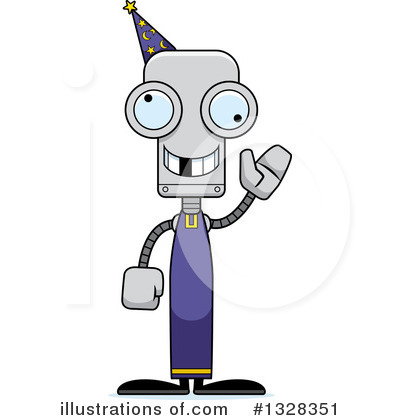 Royalty-Free (RF) Robot Clipart Illustration by Cory Thoman - Stock Sample #1328351