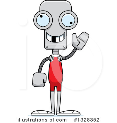 Royalty-Free (RF) Robot Clipart Illustration by Cory Thoman - Stock Sample #1328352