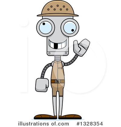 Royalty-Free (RF) Robot Clipart Illustration by Cory Thoman - Stock Sample #1328354