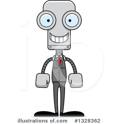 Royalty-Free (RF) Robot Clipart Illustration by Cory Thoman - Stock Sample #1328362