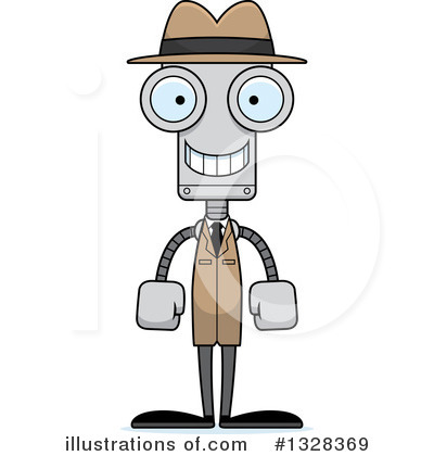 Royalty-Free (RF) Robot Clipart Illustration by Cory Thoman - Stock Sample #1328369