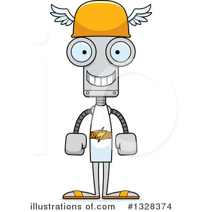 Royalty-Free (RF) Robot Clipart Illustration by Cory Thoman - Stock Sample #1328374