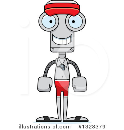 Royalty-Free (RF) Robot Clipart Illustration by Cory Thoman - Stock Sample #1328379