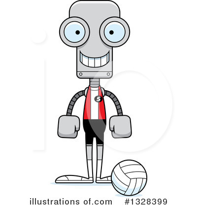 Royalty-Free (RF) Robot Clipart Illustration by Cory Thoman - Stock Sample #1328399