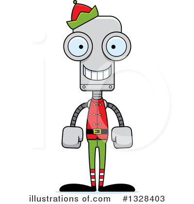 Royalty-Free (RF) Robot Clipart Illustration by Cory Thoman - Stock Sample #1328403