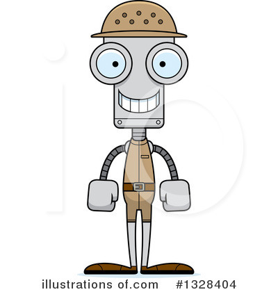 Royalty-Free (RF) Robot Clipart Illustration by Cory Thoman - Stock Sample #1328404