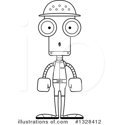 Royalty-Free (RF) Robot Clipart Illustration by Cory Thoman - Stock Sample #1328412