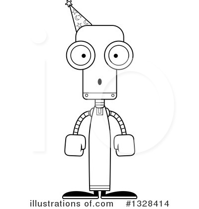 Royalty-Free (RF) Robot Clipart Illustration by Cory Thoman - Stock Sample #1328414