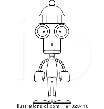 Royalty-Free (RF) Robot Clipart Illustration by Cory Thoman - Stock Sample #1328416