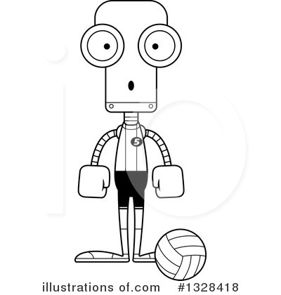 Royalty-Free (RF) Robot Clipart Illustration by Cory Thoman - Stock Sample #1328418